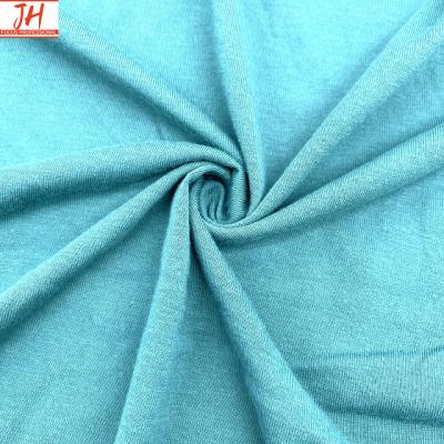 China Shrink-Resistant Solid Factory Supplier 100% Cotton Plain Jersey Fabric for sale