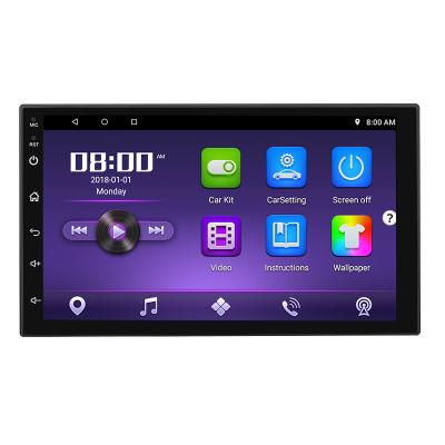 China Universal GPS 7 Inch With Dual Camera Din Car Radio Android 2+32GB Touch Screen for sale