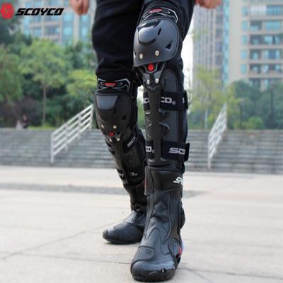 China 90Â ° SCOYCO FLEXIBLE PROTECTION For Bikers Motorbike Racing Knee And Elbow 1 Part Motorcycle Knee Protector Rodilleras Para Moto for sale