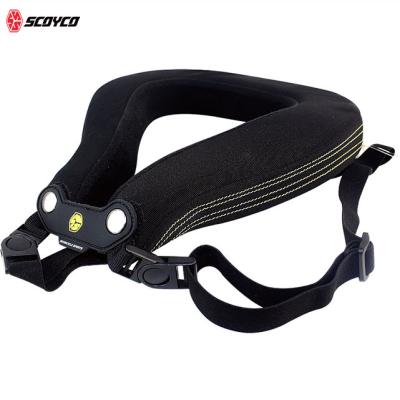 China NEW Design SCOYCO Motorcycle Reflective/Humanized Locomotive Karting Equipment Neck Protector Curvature Neck Guard Shatter-Resistant Off-Road Riding Protection for sale