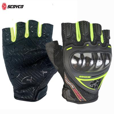 China SCOYCO Full Finger For Bike Rider Knuckle Protection Cycling Half Finger Hand Motorcycle Riding Gloves for sale