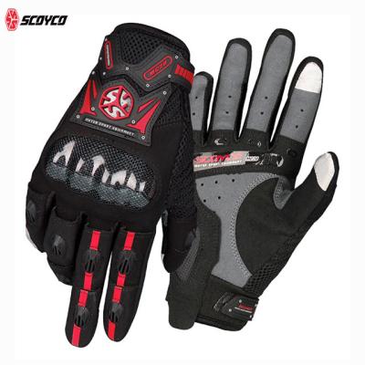 China Fiberglass Protection on Kunkle SCOYCO Summer Mesh Biker Motorbike Racing Riding Motorcycle Gloves for sale