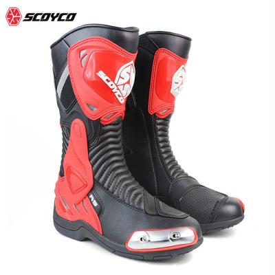 China SCOYCO Fashion Motocross Waterproof Enduro Motorcycle Uphill MX Moto ADV Boots Motorcycle Shoes Men's MTB Downhill Long Boots for sale