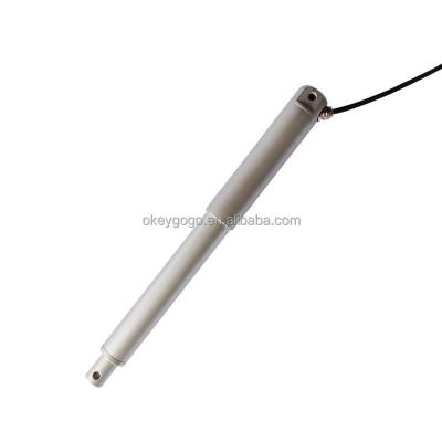 China 12V drip-proof tubular linear electric actuator waterproof IP65 with innovative stroke and motor. for sailors, outdoor, agriculture for sale