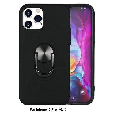 China hot promotion Anti-drop 2 in 1 With Pull Ring Kickstand Hard PC+TPU Custom Sublimation Cell Phone Case For iPhone 12 Pro Max for sale