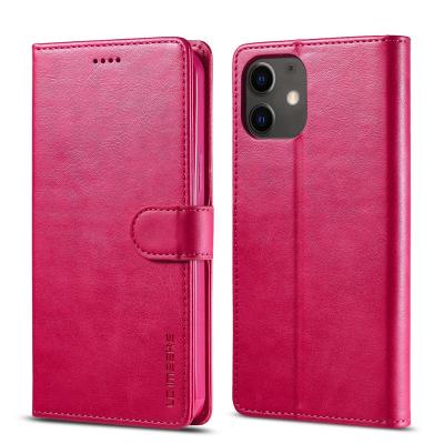 China New Arrival Anti-fall Calf Pattern Magnetic Closing Clasp Flip Leather Wallet Mobile Phone Case For i Max Pro Phone 12 Phone Case for sale