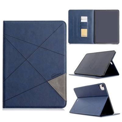 China New arrival shockproof rhombus pattern with tpu+leather stand customized leather mini pad i case for ipad mini 12345 for sale