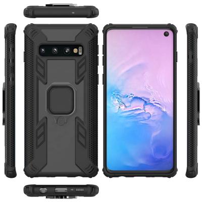 China Hot Selling Iron Warrior Case Anti-drop Custom Mobile Phone Cases With Sublimation a12 s21 Cell PC+TPU Ring Holder For Samsung Galaxy for sale