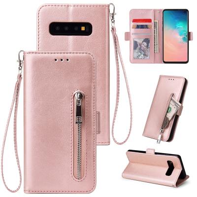 China hot sale Anti-drop case with lanyard sublimation cell phone case a12 s21 leather cell phone customized bags and case for samsung galaxy for sale