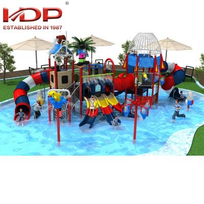 China From 3-12 Years Adult Indoor Pool Slide Plastic Water Park Playground Equipment for sale