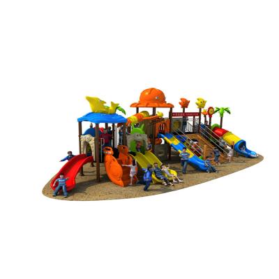 China From 3-12 years new style amusement park with safety tube slide big outdoor playground for sale