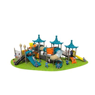 China Hottest Customized Outdoor Kids Playground Slide Equipment 3-12 Years Old for sale