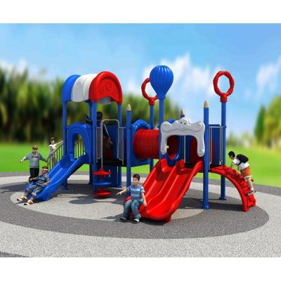 China 3-12 Years Kids Amusement Park Slides Funny Outdoor Plastic Playground for sale