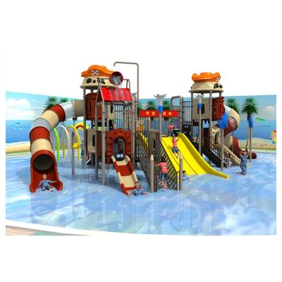 China From Popular 3-14 Years Outdoor Amusement Park Water Park Slides With Swimming Pool for sale