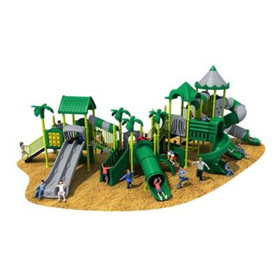 China 3-12 Years Large New Eco-friendly Design Outdoor Playground Plastic Slide For Kids for sale