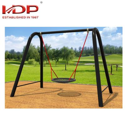 China Creative Custom Outdoor Plastic Playground Kids Single Seat Swing Chair Series Playground Equipment for sale