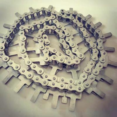 China Transmission And Conveyor System 12B Chain With Custom Attachment Short Pitch Conveyor Roller Chain For Food Conveyor System for sale