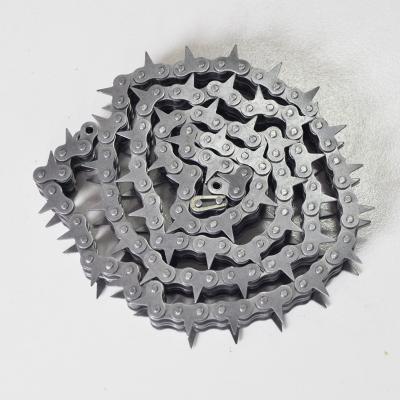 China European Standard B Series Double Conveyor System 40 Sprocket Roller Chain With Strong Top Attachment for sale