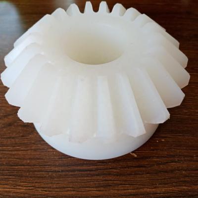 China Mechanical Equipments Custom Plastic Nylon Material Small Tooth Gears Bevel Gear With Factory Price for sale