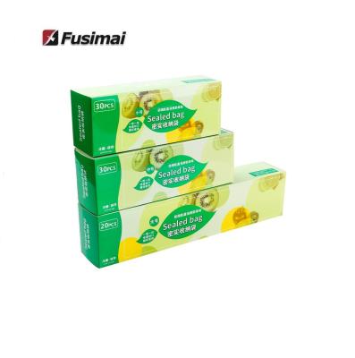 China Fusimai Sustainable Freshness Protection Package Refrigerated Extraction Type Sealed Storage Bags For Fruits And Vegetables for sale