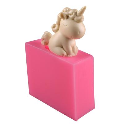 China Fusimai Sustainable Silicone Molds Making Candles Cartoon Unicorn Candle Molds for sale