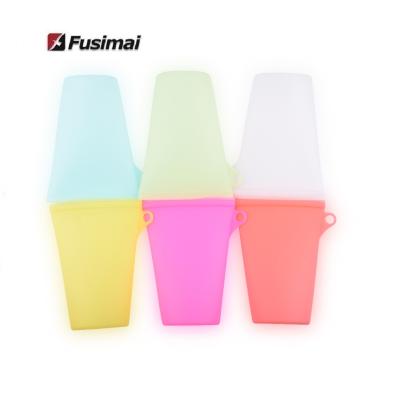 China Fusimai Viable Zipper Top Freezer Food Silicone Bags Fridge Food Fruit Silicone Storage Bag for sale