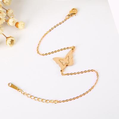 China Fashion Trendy Butterfly Bracelet Jewelry Fashion Jewelry Women Charm Butterfly Bracelet for sale