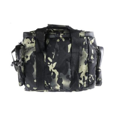 China Waterproof Bait Fishing Tackle Bag Density Oxford Sling Backpack For Outdoor Fishing for sale