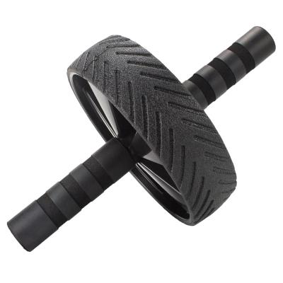 China Body Buliding Home Fitness Equipment Ab Roller Workout Wheel Abdominal Abdominal Muscle Shaping Ab Wheel Black For Bodybuilding for sale