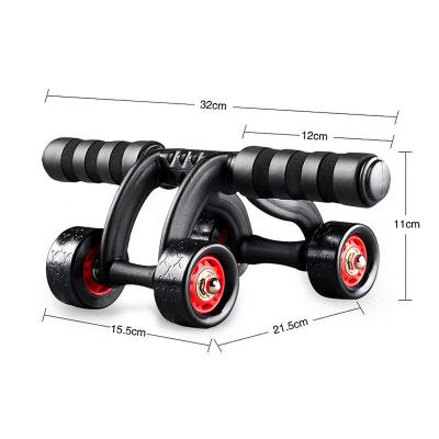 China Body Buliding Fitness Equipment Ab Roller Abs Muscle Wheel Abdominal Muscle Bodybuilding ab 4 Wheel for sale