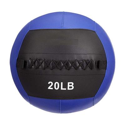 China Waist Exercises Medicine Balls Power Bag Exercise Fitness Muscle Building 1kg 3kg 5kg 8kg 10kg Heavy PU Wall Ball With Good Price for sale