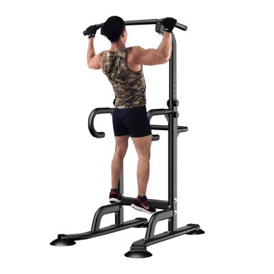 China Horizontal Bodybuilding Fitness Multifunctiona Gym Equipment Pull Up Bar Power Tower Indoor Dip Station Pull Up Bar for sale