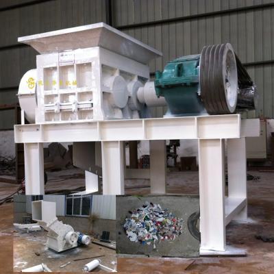 China Scrap Metal Mini Double Shaft Plastic Shredder Machine Plastic Shredder Machine Plastic Rubber Shredders for sale