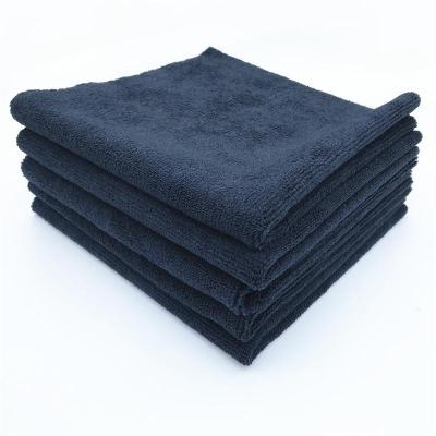 China Cheap Price Child Safe Microfiber Towel For Car Cleaning Micro Fiber Car Wash Towel Sky Blue 40cm*40cm 400gsm for sale