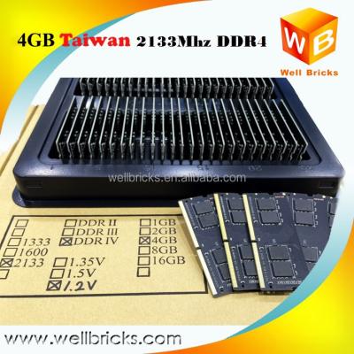 China So-dimm DDR4 4GB 2133mhz CL15 260pins 1.2v laptop memory ram for sale