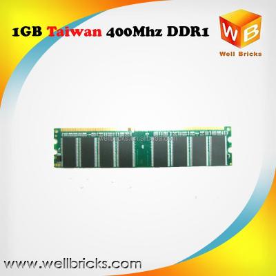 China Best Selling Original Desktop Products Chips RAM Memory PC3200 400mhz ddr1 1gb desktop for sale