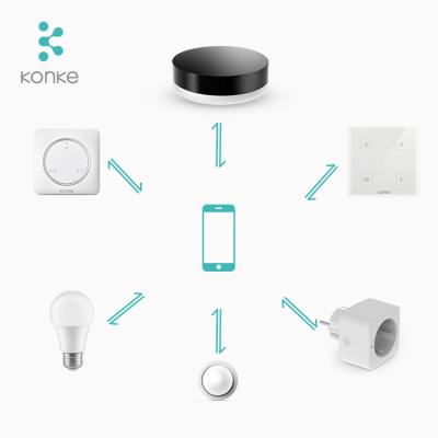 China Wifi Konke Smart K App Lamp Switch wifi remote control light bulb for smart home light system for sale