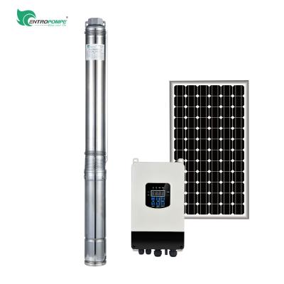 China Agriculture 3 Inch 24V 48V 96V Mini DC Solar Water Pump Solar Booster Pump For Water Supply From Well In South Africa for sale