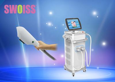 China Pain Free Ipl Hair Removal Machine , Shr Laser Hair Removal Machine Silver / Gray for sale