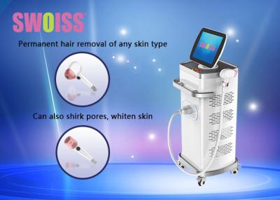 China Vertical Laser Hair Machine , Sapphire Crystal Diode Laser Machine Long Lifespan for sale