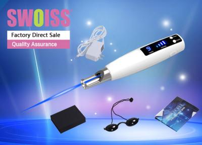 China Portable Spot Removal Pen 4 Energy Levels , Red / Blue Light Tattoo Eraser Machine for sale