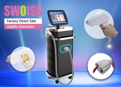 China 600W Laser Depilation Machine , Laser Shaving Machine With Touch Cooling System for sale