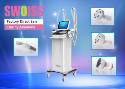 China Multifunctional Ultrasonic Weight Loss Machine , 3 RF Heads Vacuum Slimming Machine for sale