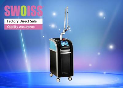 China SWOISS Picosecond Laser Machine 500MJ / CM2 For Pigment / Tattoo Removal for sale