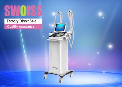 China White Ultra Cavitation Machine , Vertical Vibration Body Slimming Machine for sale