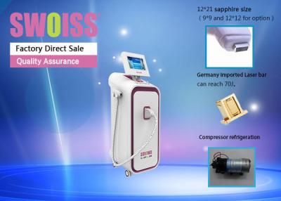 China Strong Power Laser Epilation Machine , Diode Hair Removal Machine 10-70J/Cm2 for sale