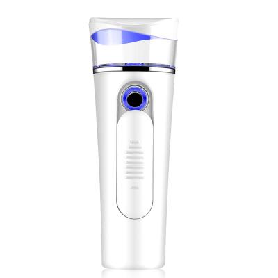 China Skin Moisturizing Portable Sonic Microcurrent Facial Machine Nano White Spray Mist for sale