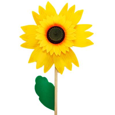 China Large Sunflower Windmill Cartoon Toy 30cm Outdoor Display As Activity Decoration Windmill for sale