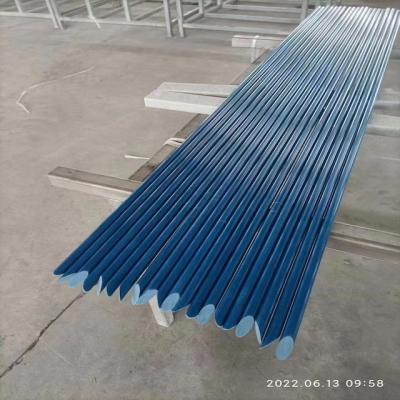 China Blaues FRP Rod 1600mm Fiberglas-Rundeisen der Dehnfestigkeits-10.5Mpa zu verkaufen