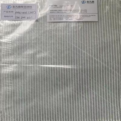 China Glasvezel Multi Axial Stof ±45° 800g per vierkante meter, goede prestaties op treksterkte en gemakkelijk nat uit hars voor FRP boot en windenergie-industrie Te koop